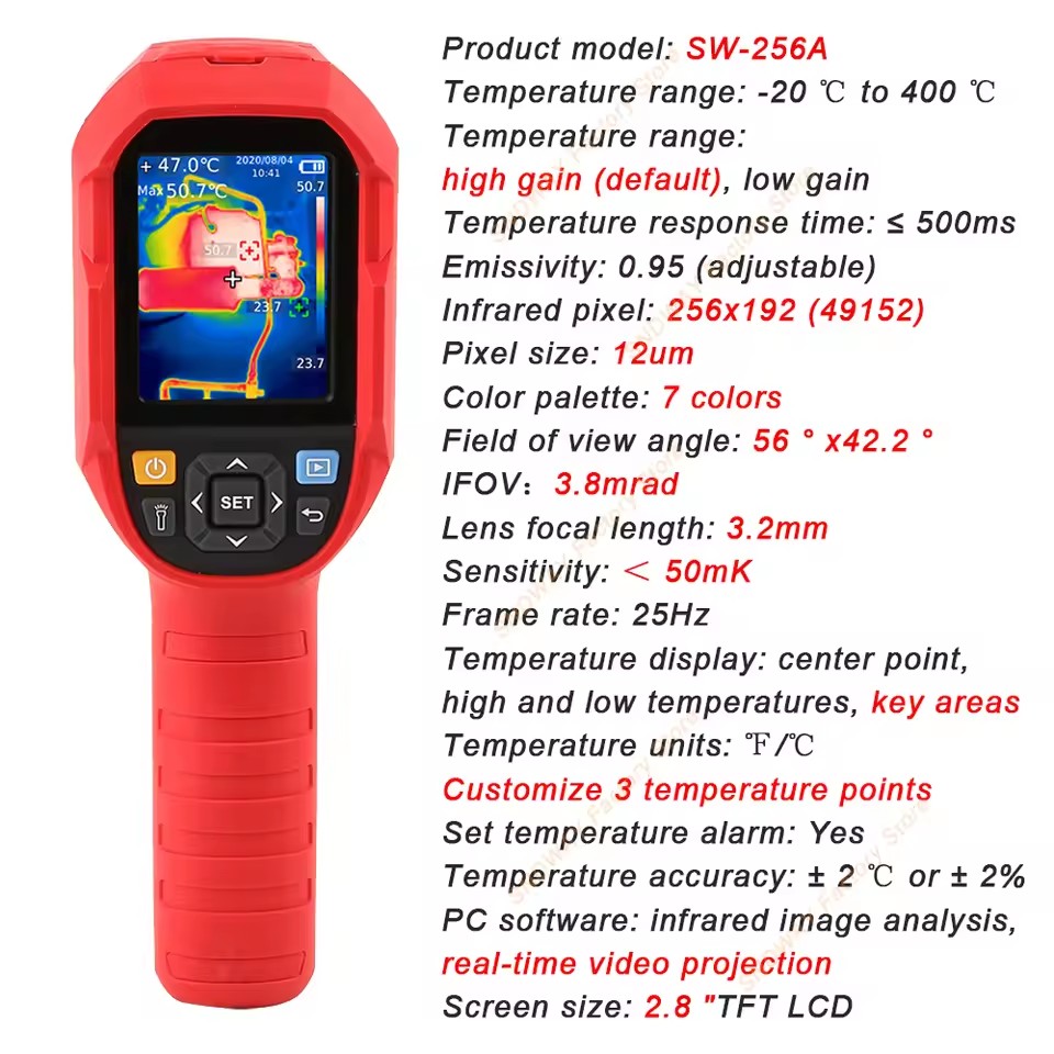 Sndway SW-8120S SW-256A câmera - Thermal Imaging Camera Pcb Repair avaliação e preço
