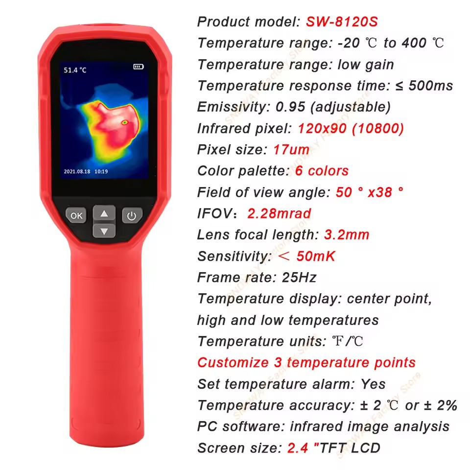 Sndway SW-8120S SW-256A câmera - Thermal Imaging Camera Pcb Repair avaliação e preço