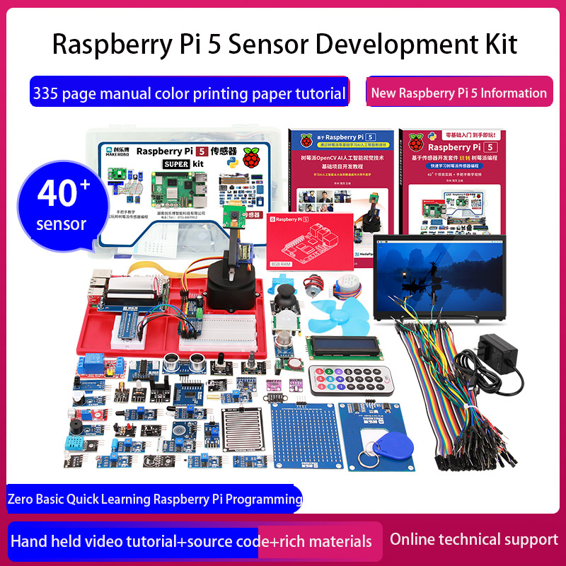 Kit de desenvolvimento de sens - Raspberry Pi 5 8Gb Kit avaliação e preço
