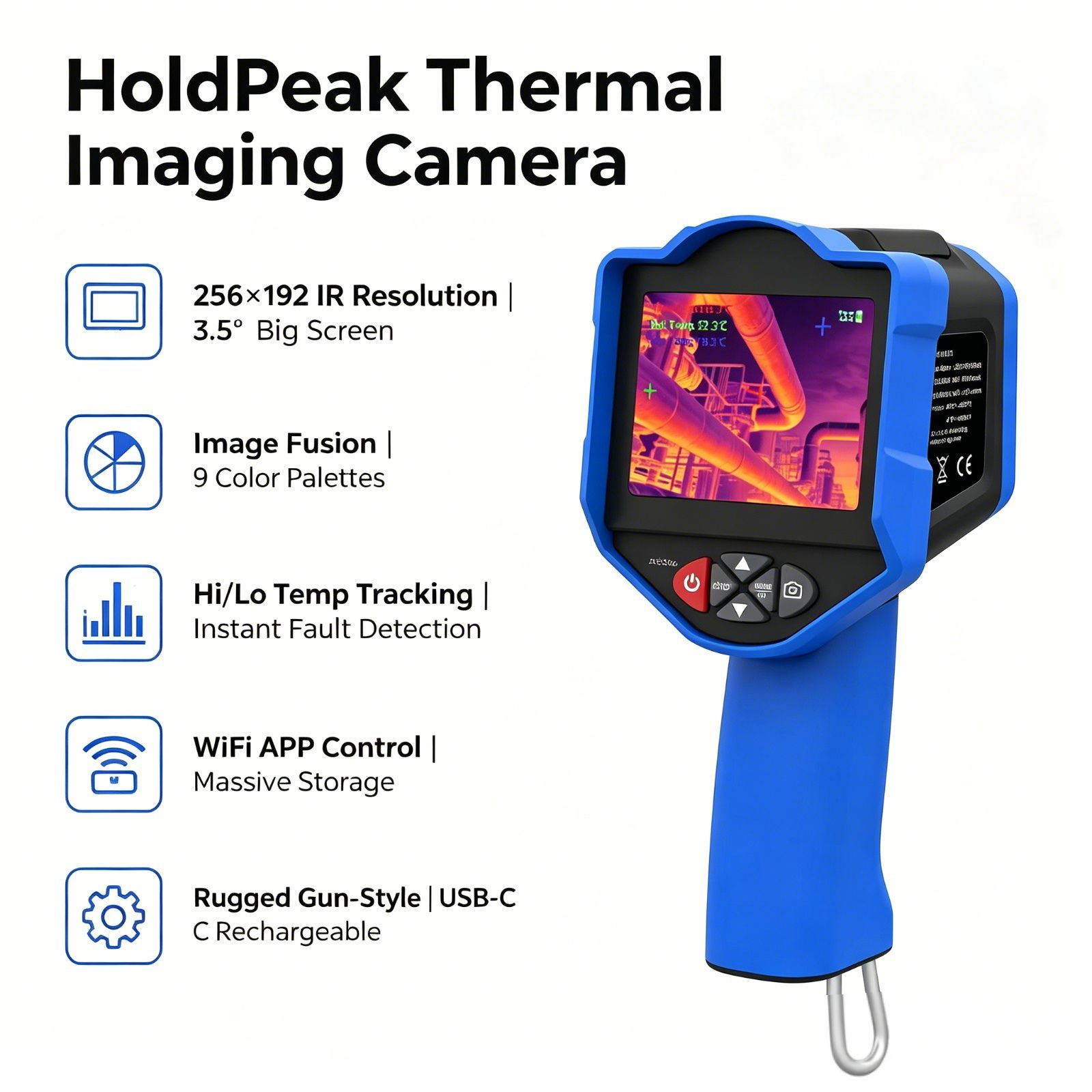 Câmera de Imagem Térmica HoldP - Thermal Imaging Camera Pcb Repair avaliação e preço